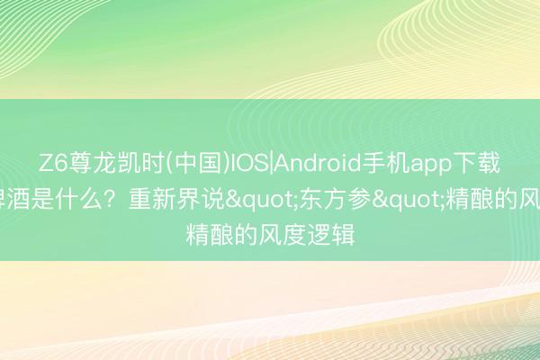 Z6尊龙凯时(中国)IOS|Android手机app下载 黄精啤酒是什么？重新界说"东方参"精酿的风度逻辑