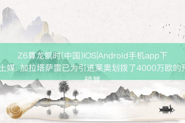 Z6尊龙凯时(中国)IOS|Android手机app下载 土媒: 加拉塔萨雷已为引进莱奥划拨了4000万欧的预算