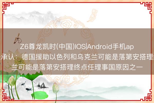 Z6尊龙凯时(中国)IOS|Android手机app下载 “惨败”，德外长承认：德国援助以色列和乌克兰可能是落第安搭理终点任理事国原因之一