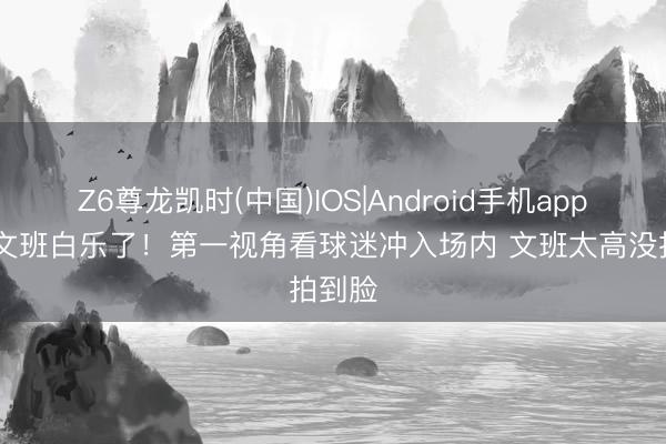 Z6尊龙凯时(中国)IOS|Android手机app下载 文班白乐了！第一视角看球迷冲入场内 文班太高没拍到脸